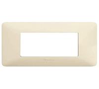 Bticino AM4803MSL Matix - Placa de 3 módulos, plateado