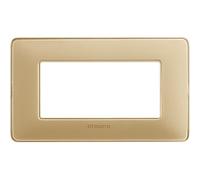Bticino am4804cav Placa Matix 4 módulos, Marfil