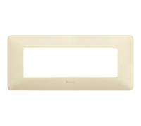 Bticino Am4806msl Matix placa 6 módulos, plateada