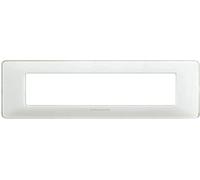 Bticino Am4806msl Matix placa 6 módulos, plateada