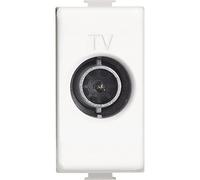 Bticino am5202p10 Matix Toma TV Terminal, Blanco, 1 m
