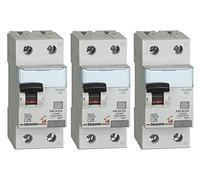 Bticino ASTGC8813AC25 Kit compuesto por 3 piezas Interruptor Magnetotérmico Diferencial GC8813AC25, 25A