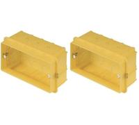 BTicino - Caja empotrable universal, para 3 módulos (Paquete de 2)