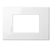 Bticino HW4803HD - Placa Axolutelute Air 3 módulos, Color Blanco