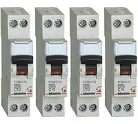 Bticino Interruptor Magnetotérmico, Kit 4 Piezas, 10 A