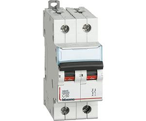 BTicino Interruttore Magnetotermico C50 1P+N 2 Moduli - 4500A FA81NC50