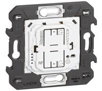 Bticino K4570CW - Mando inalámbrico para subir y bajar persianas y luces simultáneamente, escenario personalizable desde la aplicación, Living Now, fijación con adhesivos reposicionables, 2 módulos
