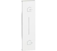 Bticino KW40 Símbolo Entrar y Salir, Serie Living Now, para aplicar en el Comando Escenario Wireless, Art. K4570CWI - Carcasa iluminable, 1 módulo, Color Blanco, Fabricado en Italia, Normal