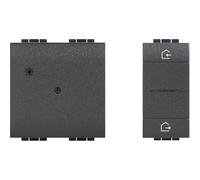 Bticino L4510C Gateway Luces, Persianas, Enchufes conectados con App Control o Voz + Comando Escenario Entrada o Salir Inalámbrico Incluido, Smart Home, LivingLight, Negro, Normal