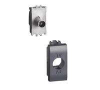 Bticino Livinglight 1 módulo negro - L4202DN