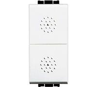 Bticino livinglight - Doble pulsador 1 polo 10a no+no 1 módulo light