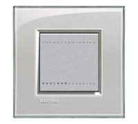 Bticino Livinglight Lna4802Kg - Ll-Placa 2M Gris Hielo