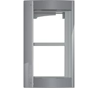 BTICINO: Marco de cubierta y soporte para módulos, 2 módulos, para puerta SFERA, aluminio, línea Allstreet, 1 unidad.