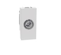 BTICINO MatixGO Toma de TV 1 módulo Blanco JW4202P14 Toma coaxial pasante, atenuación, 14dB