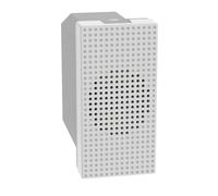 BTICINO MatixGO - Indicador acústico de 1 módulo blanco SJW4351V12F, tono de bronce 12 V, 5 VA, 80 dB