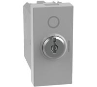 BTICINO MatixGO - Interruptor de llave gris JG4012 interruptor 2P 10 AX, 250 Vac con llave