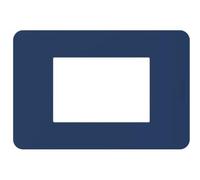 BTICINO MatixGO - Placa de tecnopolímero Blue JA4803TB Placa MatixGO 3 módulos