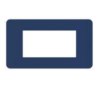 BTICINO MatixGO - Placa de tecnopolímero Blue JA4804TB Placa MatixGO de 4 módulos