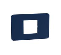 BTICINO MatixGO - Placa de tecnopolímero Blue JA4819TB Placa MatixGO de 2 módulos centrados