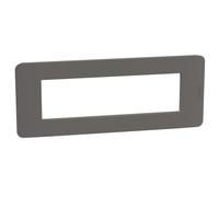 BTICINO MatixGO - Placa de tecnopolímero gris JA4807TD Placa MatixGO 7 módulos