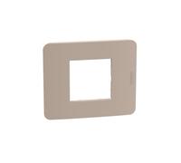 BTICINO MatixGO - Placa de tecnopolímero Ritual JA4802TR - Placa MatixGO de 2 módulos