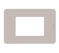 BTICINO MatixGO - Placa de tecnopolímero Sand JA4803TS Placa MatixGO 3 módulos