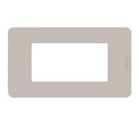 BTICINO MatixGO - Placa de tecnopolímero Sand JA4804TS Placa MatixGO 4 módulos