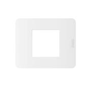 BTICINO MatixGO Placa material tecnopolímero Blanco JA4802JW Placa MatixGO 2 módulos