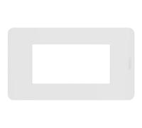 BTICINO MatixGO Placa material tecnopolímero Blanco JA4804JW Placa MatixGO 4 módulos