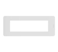 BTICINO MatixGO Placa material tecnopolímero Blanco JA4807JW Placa MatixGO 7 módulos
