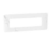 BTICINO MatixGO Placa material tecnopolímero Carrara JA4807EM placa MatixGO 7 módulos