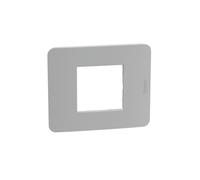BTICINO MatixGO Placa material tecnopolímero Gris JA4802JG Placa MatixGO 2 módulos