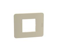 BTICINO MatixGO Placa material tecnopolímero Marfil JA4802TI Placa MatixGO 2 módulos