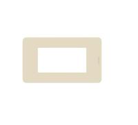 BTICINO MatixGO Placa material tecnopolímero Marfil JA4804TI Placa MatixGO 4 módulos
