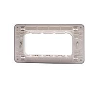 BTICINO MatixGO Soluciones de instalación SJ4704F Soporte 4 módulos, fijación tornillos