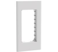 Bticino MatixGO Soluciones para instalación 4 módulos Blanco 150710W Soporte 4 módulos para torreta saliente, blanco