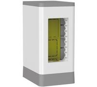 BTICINO MatixGO Torreta sobresaliente Soluciones de instalación Columna Porta aparatos y Porta Cables Blanco S150700WF Permite la conexión al Suelo de Las Estaciones de Trabajo