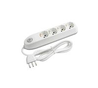 Bticino poker base múltiple 1,5 m 4 salidas ac interior blanco
