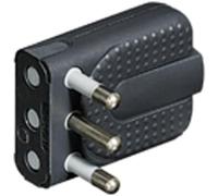 bticino S2466TG Negro adaptador de enchufe eléctrico - Adaptador para enchufe