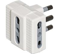 Bticino s3604d adaptador de enchufe eléctrico blanco