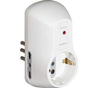 bticino S3610DB Adaptador de Enchufe eléctrico - Adaptador para Enchufe (10 A, De plástico, Male Connector/Female Connector)