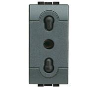Bticino sl4180 F Toma 2p + t 10/16 A Bipasso, Serie Living International