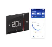 BTICINO Smarther w Netatmo, Termostato Conectado, WiFi empotrada Bl XW8002E | Termostato Conectado, Control en Remoto con la App Home + Control, Compatible con Alexa, Google Assistant & Apple HomeKit