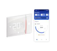 Bticino Termostato conectado Smarther with Netatmo XW8002E WiFi App HomeKit Alexa Blanco empotrado