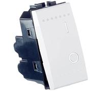 BTicino SN4002NF Livinglight - Interruptor Bipolar, Blanco