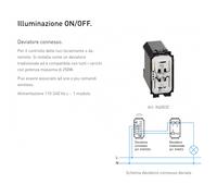 Bticino Vida Now K4003C Domótica Myhome Forma Para Desviador Conectado