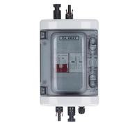 BTOSEP Caja Combinadora Solar con Disyuntor DC500V Incorporado | IP65 a prueba de agua, adecuado para sistemas solares, protección contra sobretensiones, diseño fácil de usar