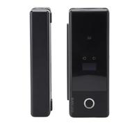BTOSEP Cerradura electrónica de seguridad para puerta de cristal, diseño inteligente, múltiples métodos de desbloqueo para oficina, aleación de aluminio, 4 desbloqueos