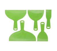 BTOSEP Juego de 5 rascadores de pintura de plástico flexible para pintura de pared y enlucido, herramientas ligeras y duraderas