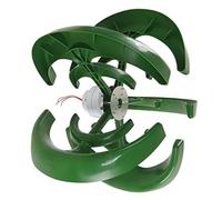 BTOSEP Kit de generador de turbina eólica vertical de 12 V 24 V con 5 cuchillas para uso doméstico y marino, hecho de nailon duradero y aluminio (100 W)